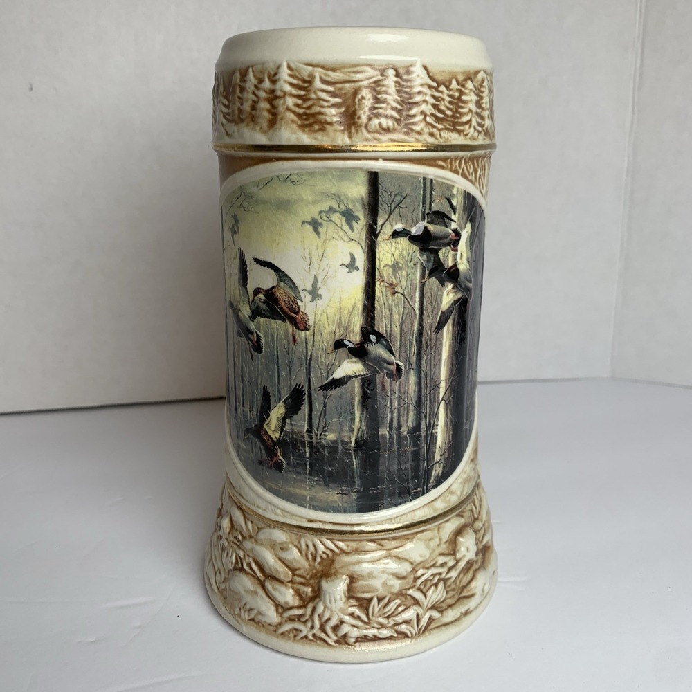 Ducks Unlimited‎ Beer Stein Mug Tankard Ducks Waterfowl vintage